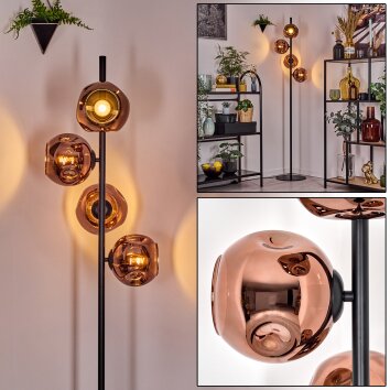 Ripoll Lampadaire Cuivré, 4 lumières Ripoll Lampadaire Cuivré, 4 lumières