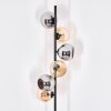 Koyoto Lampadaire 31 cm Ambre, Chrome, Fumé, 6 lumières