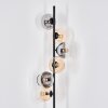 Koyoto Lampadaire Ambre, Clair, Fumé, 6 lumières
