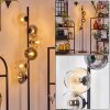Koyoto Lampadaire Ambre, Clair, Fumé, 6 lumières