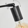 Codecreo Lampadaire Noir, 3 lumières