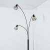 Yaak Lampadaire Noir, 3 lumières