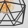 Yaak Lampadaire Chrome, Noir, 3 lumières