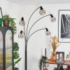 Yaak Lampadaire Noir, 5 lumières