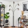 Yaak Lampadaire Noir, 5 lumières