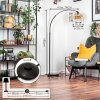 Koyoto Lampadaire Noir, 1 lumière