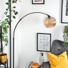 Koyoto Lampadaire, Lampadaires arc Noir, 1 lumière