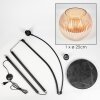 Koyoto Lampadaire Noir, 1 lumière