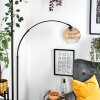 Koyoto Lampadaire, Lampadaires arc Noir, 1 lumière
