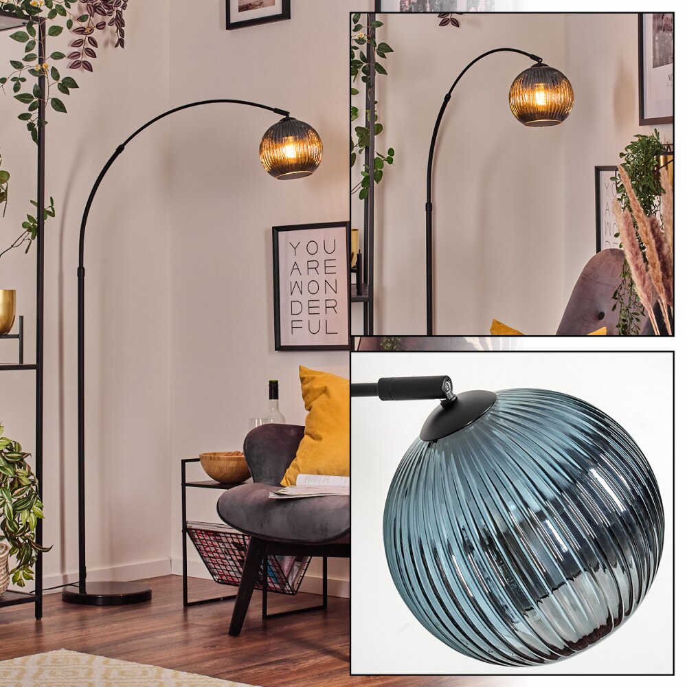 Koyoto Lampadaire Noir, 1 lumière main product photo