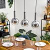 Tador Suspension, Boule lumineuse, Suspension Noir, 3 lumières