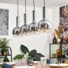 Tador Suspension, Boule lumineuse, Suspension Noir, 4 lumières