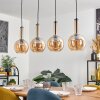 Tador Suspension, Boule lumineuse, Suspension Noir, 4 lumières