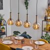 Tador Suspension, Boule lumineuse, Suspension Noir, 4 lumières
