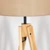 Soungou Lampadaire Écru, Noir, 1 lumière