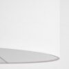 Soungou Lampadaire Chrome, Bois foncé, 1 lumière