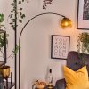 Koyoto Lampadaire Noir, 1 lumière