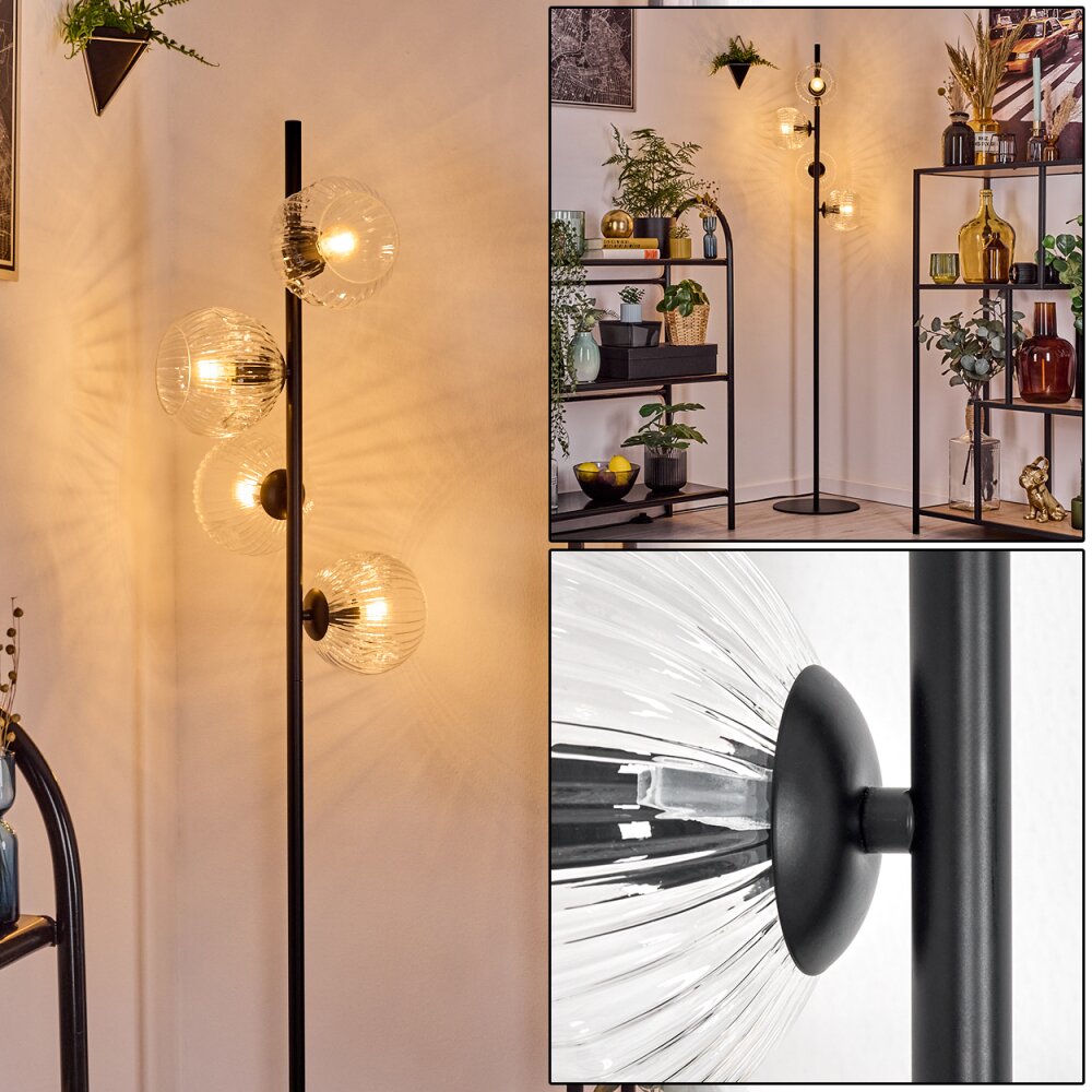 Koyoto Lampadaire Clair, 4 lumières main product photo