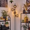 Koyoto Lampadaire Fumé, 4 lumières