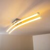 Plafonnier Georgina LED Chrome, 2 lumières