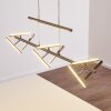 Suspension Windsor LED Chrome, Nickel mat, 9 lumières