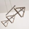 Suspension Windsor LED Chrome, Nickel mat, 9 lumières