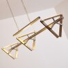 Suspension Windsor LED Chrome, Nickel mat, 9 lumières