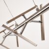 Suspension Windsor LED Chrome, Nickel mat, 9 lumières