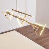 Suspension Windsor LED Chrome, Nickel mat, 9 lumières