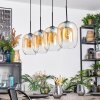 Apedo Suspension, Suspension Ambre, Clair, 4 lumières