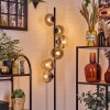 Koyoto Lampadaire Clair, Fumé, 6 lumières