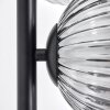 Koyoto Lampadaire Clair, Fumé, 6 lumières