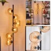 Koyoto Lampadaire Ambre, 6 lumières