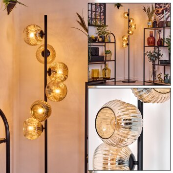 Ripoll Lampadaire Ambre, 6 lumières