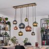 Koyoto Suspension, Boule lumineuse, Suspension Écru, Noir, 8 lumières