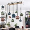 Koyoto Suspension, Boule lumineuse, Suspension Écru, Noir, 8 lumières