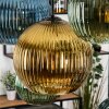 Koyoto Suspension, Boule lumineuse, Suspension Écru, Noir, 8 lumières