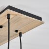 Koyoto Suspension, Boule lumineuse, Suspension Écru, Noir, 8 lumières