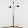 Bassagoda Lampadaire Chrome, Noir, 3 lumières