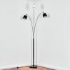 Bassagoda Lampadaire Chrome, Noir, 3 lumières