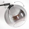 Koyoto Lampadaire Noir, 1 lumière
