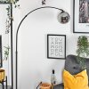 Koyoto Lampadaire, Lampadaires arc Noir, 1 lumière