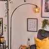 Koyoto Lampadaire Noir, 1 lumière