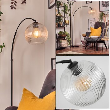 Koyoto Lampadaire, Lampadaires arc Noir, 1 lumière