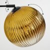 Koyoto Lampadaire Noir, 1 lumière