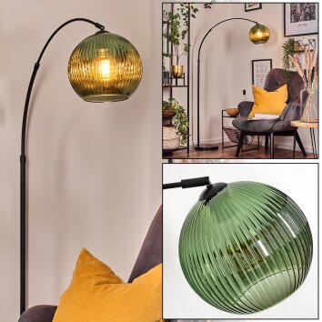 Koyoto Lampadaire Noir, 1 lumière
