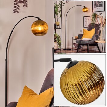 Koyoto Lampadaire Noir, 1 lumière