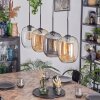 Apedo Suspension, Suspension Ambre, Clair, Fumé, 4 lumières