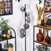 Ripoll Lampadaire Chrome, Clair, Fumé, 6 lumières