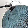 Koyoto Lampadaire Noir, 1 lumière